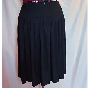 A New Day Black Pleated Skirt Size 16